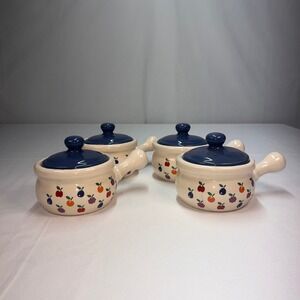 Vintage Set of 4 New‎ Avenues Orchard Soup Bowls.